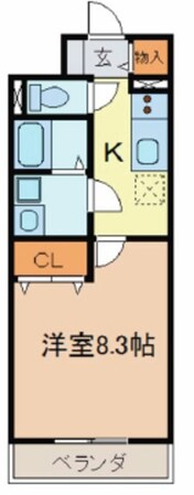 ピースオブマインド中央の物件間取画像